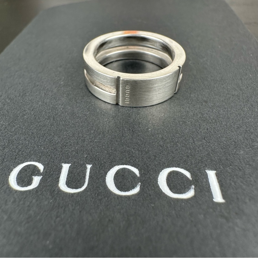 GUCCI Silver 925 Ring size 5.5 - Picture 4 of 9